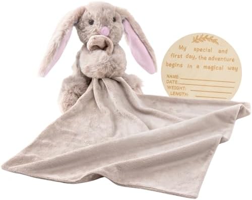 Baby Bunny Lovey Super Soft Security Blanket 196 Inches