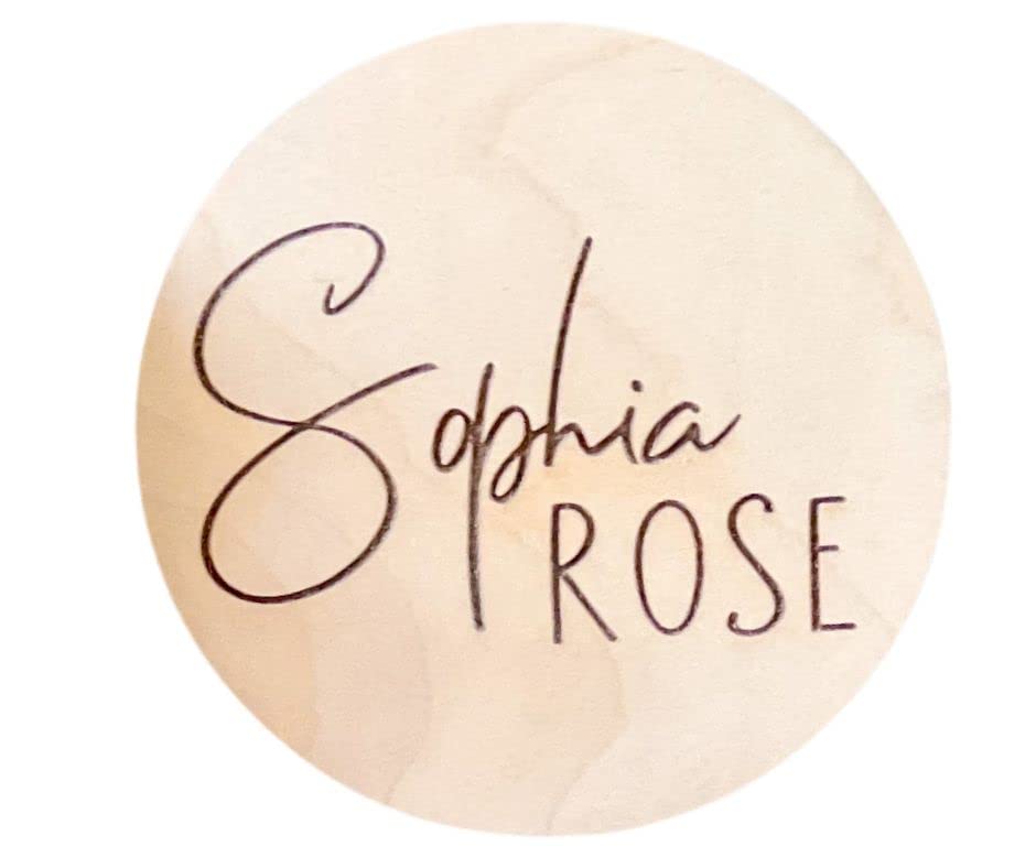 Personalized Newborn Announcement Sign - Wooden Birth Decor