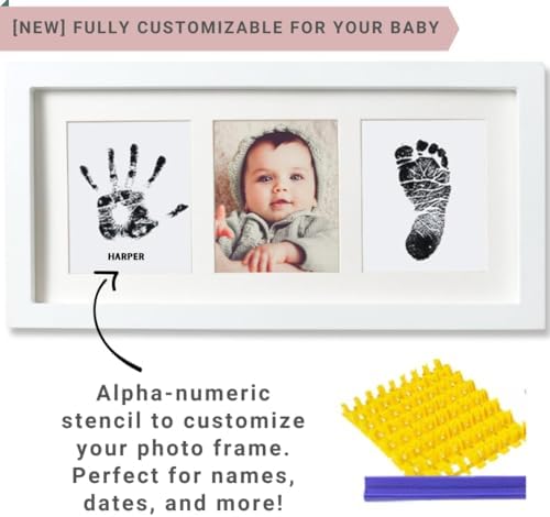 Baby Prints Newborn Handprint Footprint Frame Kit