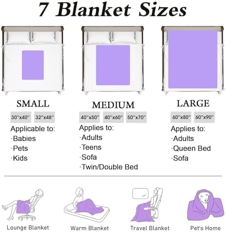 Baosity Custom Name Blanket for Kids Babies Adults