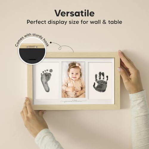 KeaBabies Inkless Hand Footprint Kit - Safe No Residue