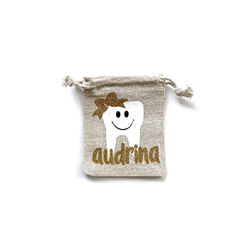 Bella Cuttery Tooth Fairy Bag Personalized Kids Keepsake