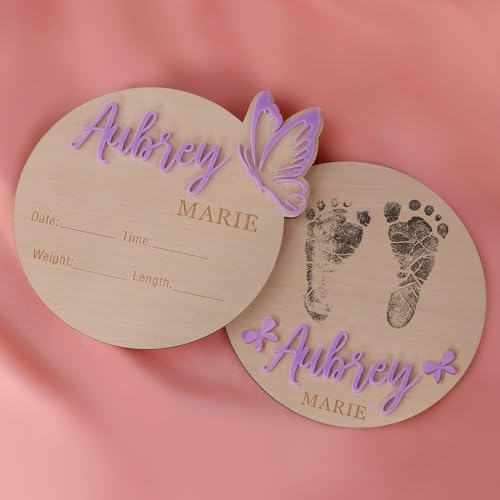 Custom Butterfly 3D Name Sign for Baby Shower