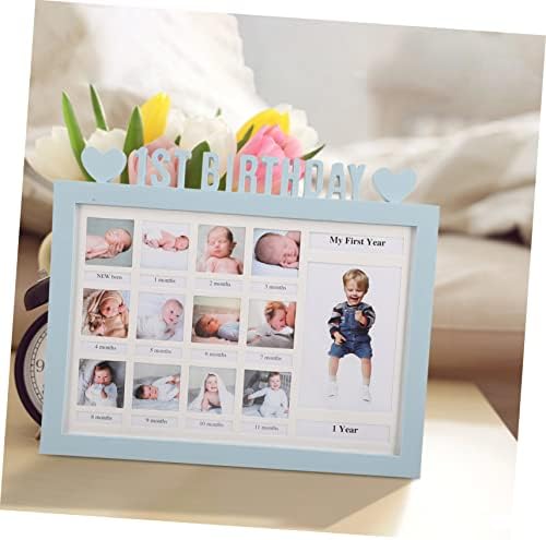 Birthday Photo Frame for Boys Milestone Growth Organizer