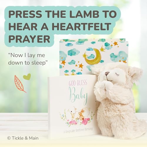 Tickle Main Baby Praying Musical Lamb Book Gift Set 1