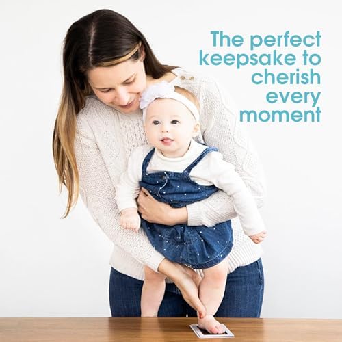 Pearhead Baby Hand Footprint Kit - Inkless Clean-Touch Gender-Neutral Frame