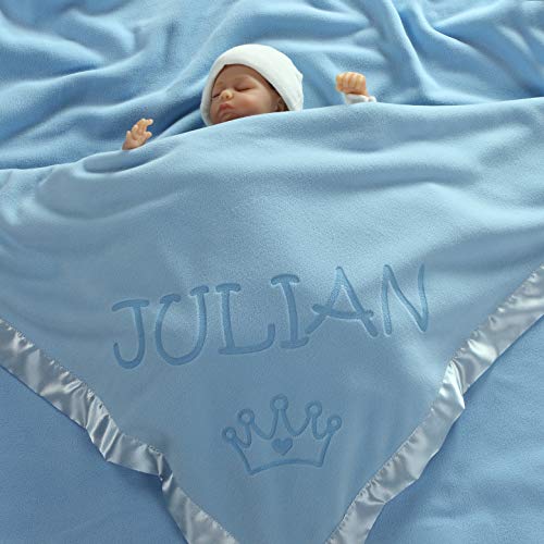 Custom Catch Personalized Princess Baby Blanket - Girl Name Gift