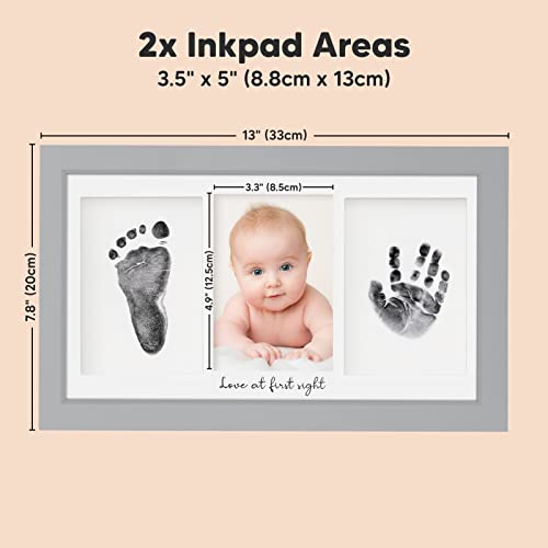 KeaBabies Inkless Hand Footprint Kit - No Mess for Baby Boy Girl