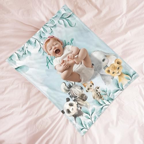 Personalized Baby Blanket with Name for Boys and Girls 1