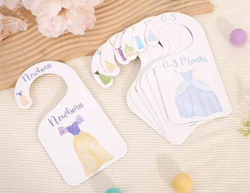 Princess Nursery Closet Dividers for Baby Organizing