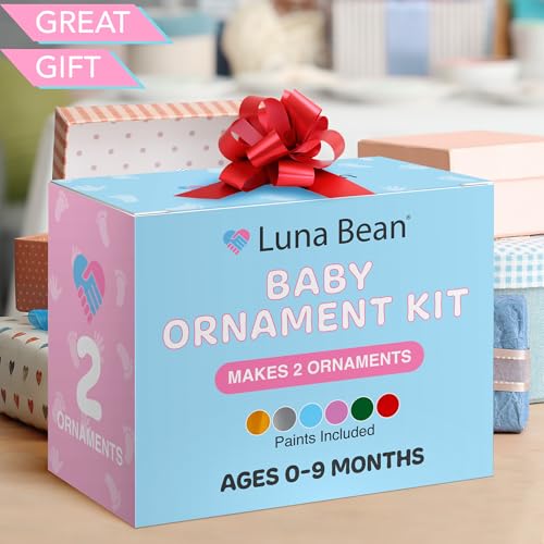 Luna Bean Hand Footprint Kit - Safe Keepsake Ornament
