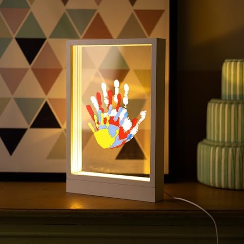 Family Handprint Kit with LED Light and Frame 1