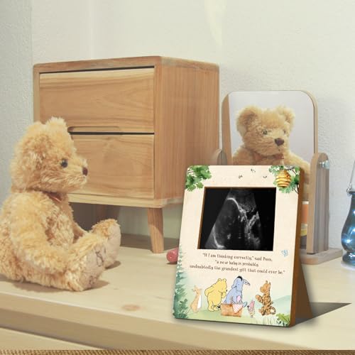Winnie Pregnancy Keepsake Frame - Gender Reveal Ultrasound Display