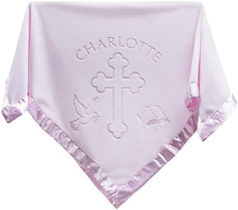 Custom Catch Personalized Baptism Baby Blanket - Boy or Girl