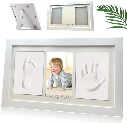 Pivza Inkless Newborn Hand Footprint Kit - Baby Paw Print Gift 1