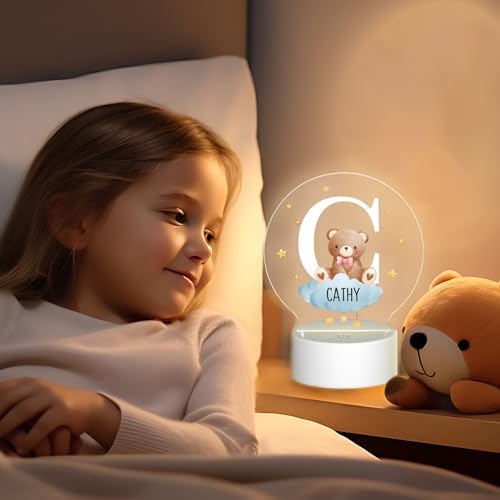 Personalized Forest Animal Night Light for Kids