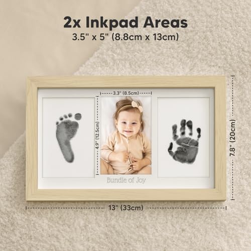KeaBabies Inkless Hand Footprint Kit - Safe No Residue