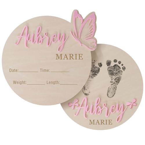 Custom Butterfly 3D Name Sign for Baby Shower