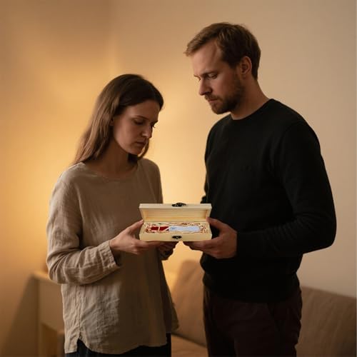CHGCRAFT Baby Loss Keepsake Box with Lock 1