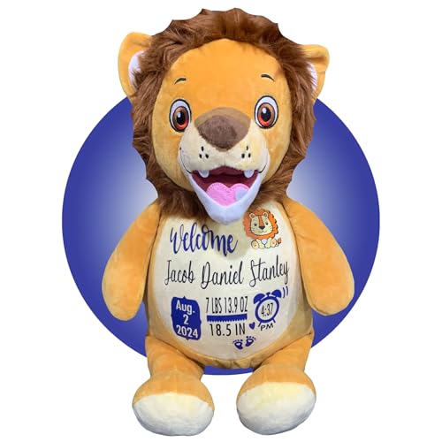 Baby Birth Stats Plush - Personalized Keepsake for Newborns