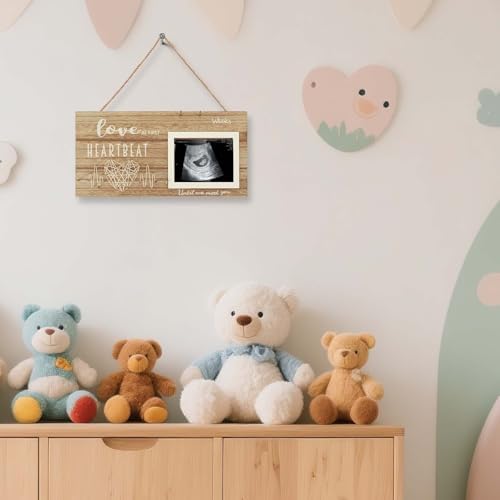 KAIOTYA Baby Sonogram Picture Frame with Countdown and ECG Symbol