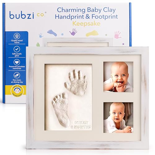 Bubzi Co Baby Print Kit - Keepsake Frame for Newborns