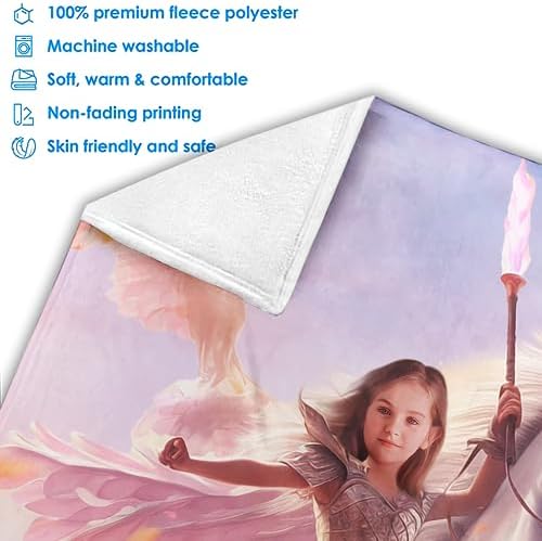 Zocoshi Personalized Princess Blanket with Custom Photo and Monogram 1