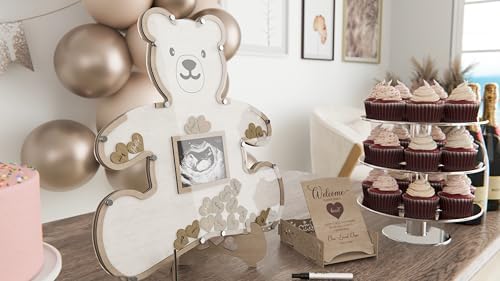 Real Bossy Baby Teddy Bear Guest Book Frame
