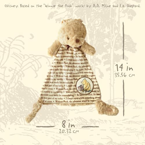 KIDS PREFERRED Disney Baby Pooh Lovey Blanket
