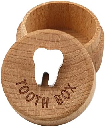 Free-Space Tooth Fairy Box 3D Carved Wooden Keepsake 1