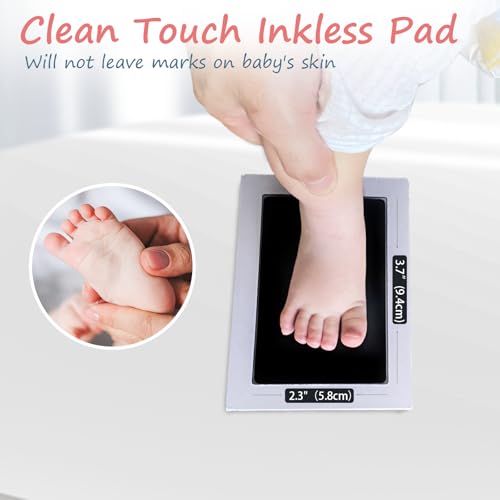 Tubuui Inkless Baby Hand Footprint Kit for Keepsakes