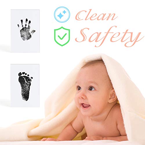 MengNi Inkless Hand Footprint Kit - Safe Easy for Baby Pets