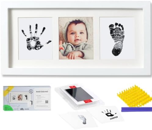 Baby Prints Newborn Handprint Footprint Frame Kit