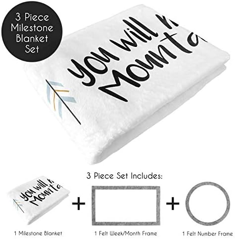 Sweet Jojo Designs Mountain Boy Milestone Blanket