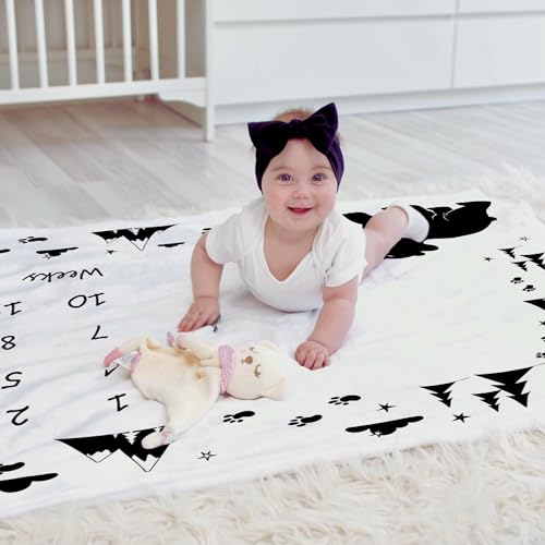 Bear Baby Blanket with Felt Frame 50x40 Gender-Neutral