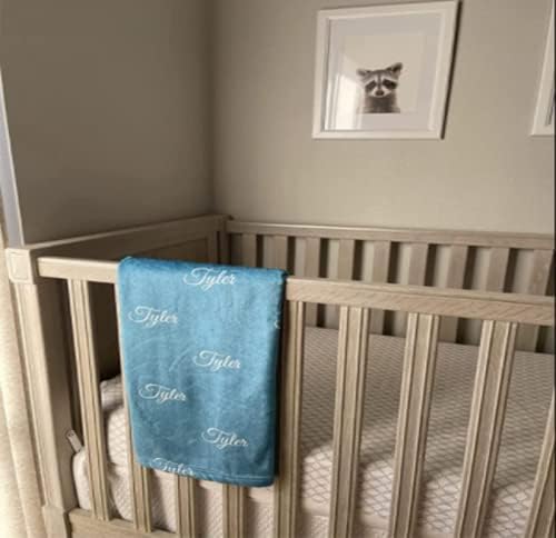 Personalized Girl Baby Blanket with Name 40x50in