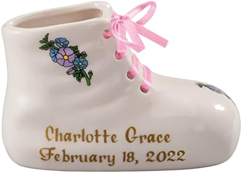 WalterDrake Personalized Baby Bootie Heirloom - Pink Girl