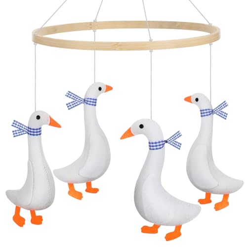 Silipull Goose Crib Mobile for Boys Girls