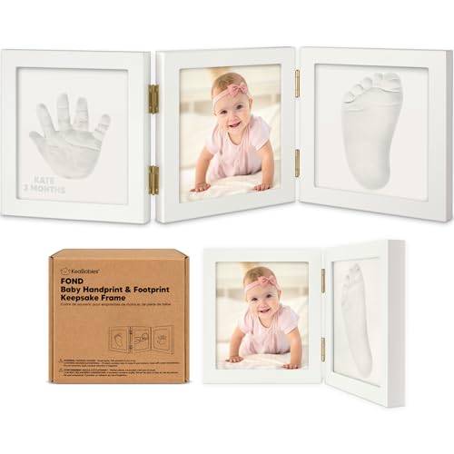 KeaBabies Baby Hand Footprint Kit - Keepsake Photo Frame