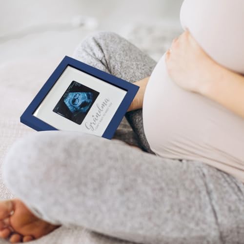 Sonogram Picture Frame for Grandma Blue