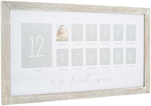 Pearhead My First Year Picture Frame 12 Months Birthday Collage