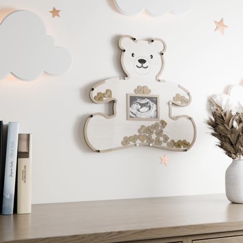 Real Bossy Baby Teddy Bear Guest Book Frame