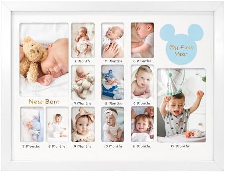 FramePro My First Year Photo Frame 12x16 White