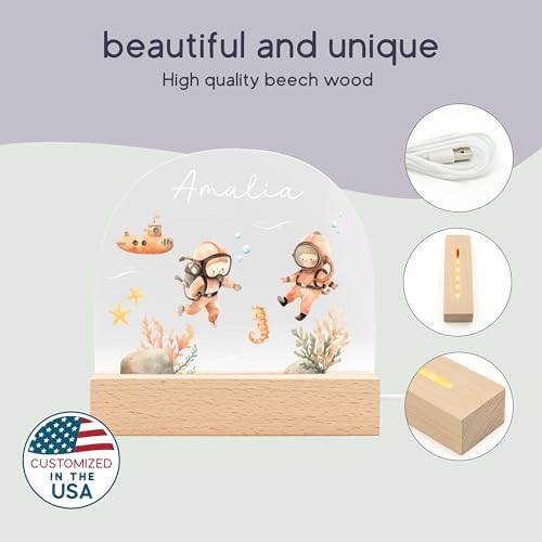 Personalized Baby Night Light with Name 1