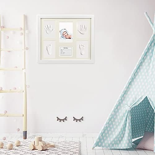 MICKYU Baby Hand and Footprint Kit - Personalized Keepsake Frame