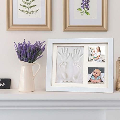 Co Little Baby Footprint and Handprint Frame - Date Name Stamp Kit