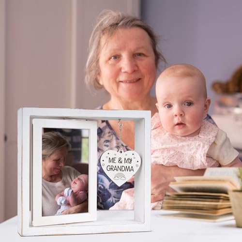 Me My Grandma Picture Frame - 4x6 Rotating Photo Frame