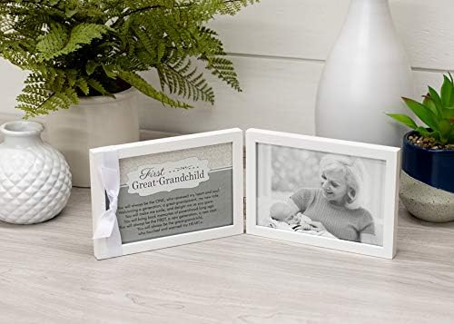 The Grandparent Gift Co First Great Grandchild Picture Frame - White