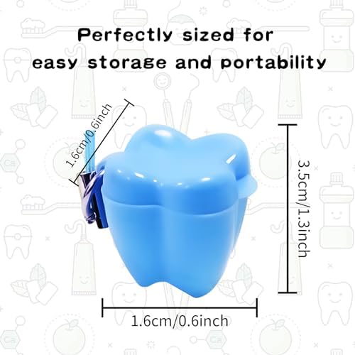 10 Pieces Plastic Baby Teeth Keepsake Box Set