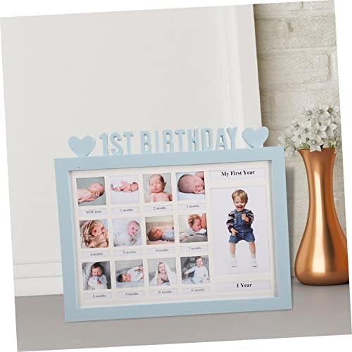 Birthday Photo Frame for Boys Milestone Growth Organizer